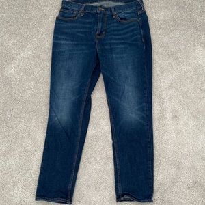 Old Navy Dark Blue Athletic Built In Flex Jeans Size 34x30